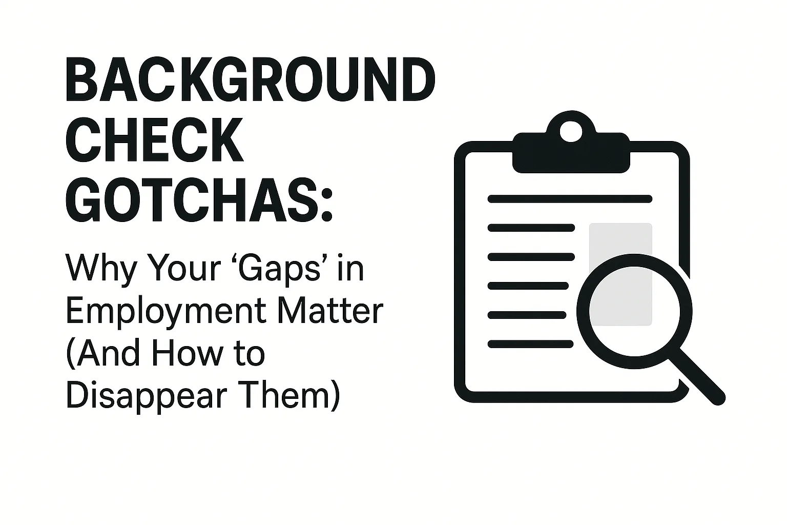 Professional reviewing employment timeline with strategic solutions for background check gaps and inconsistencies