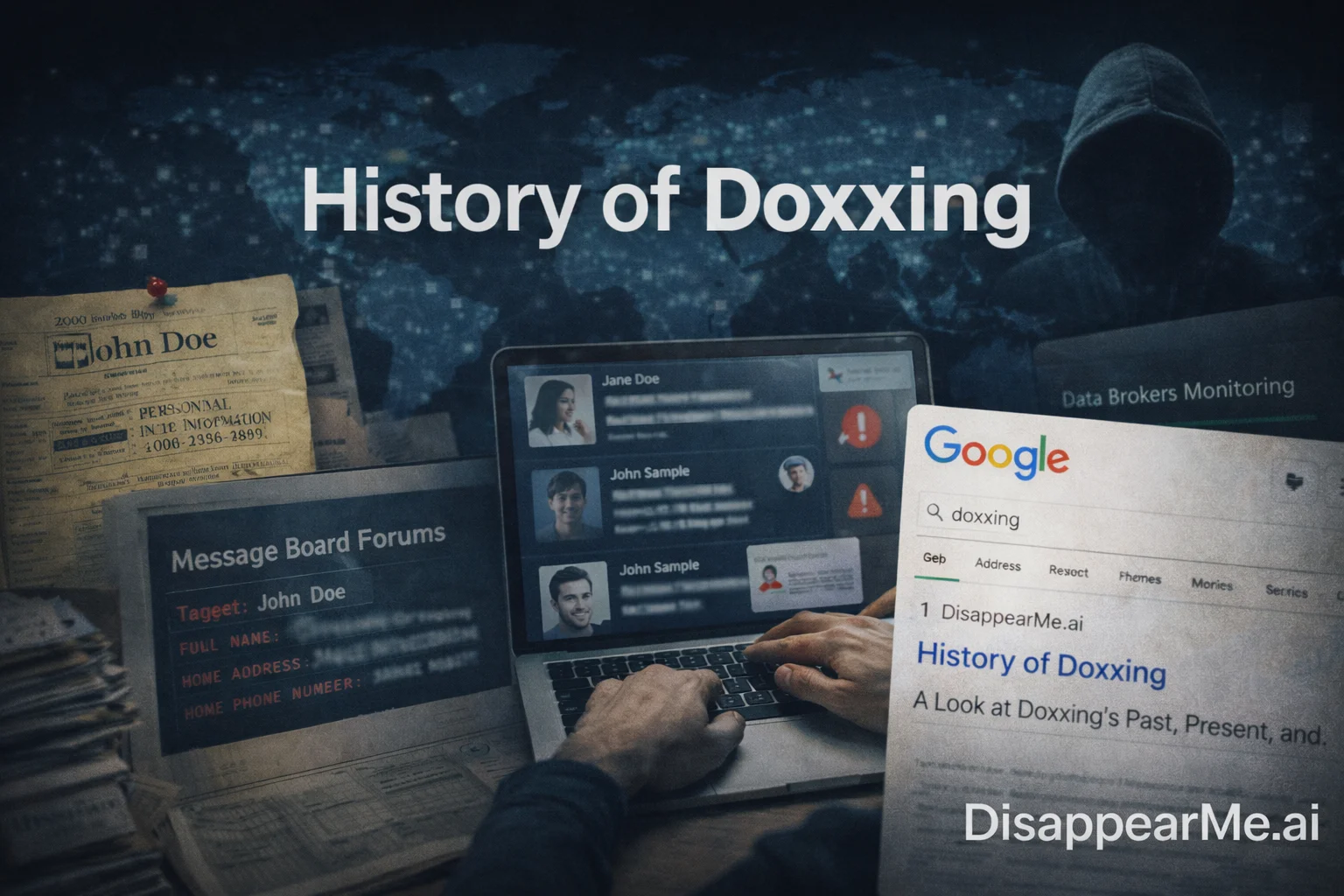 Doxxing history from hacker culture to modern epidemic