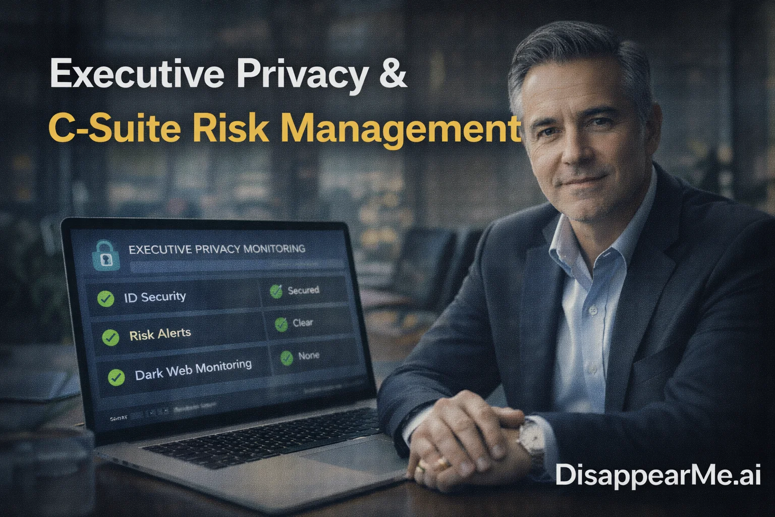 Executive privacy protection C-Suite board member risk management