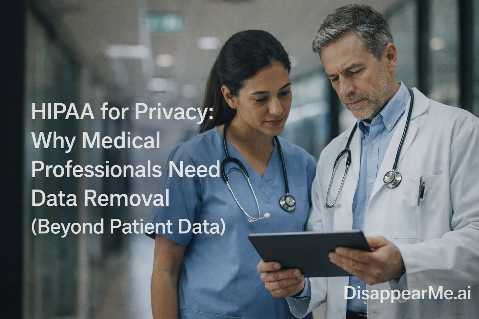 Healthcare professional and lawyer privacy protection from doxxing