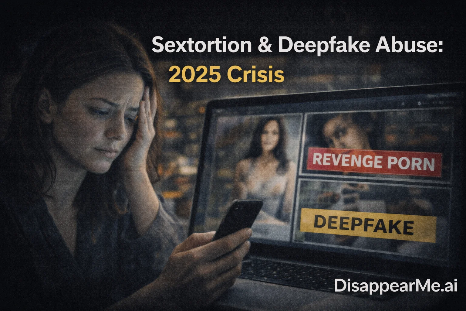 Intimate image abuse sextortion deepfake revenge porn victim protection