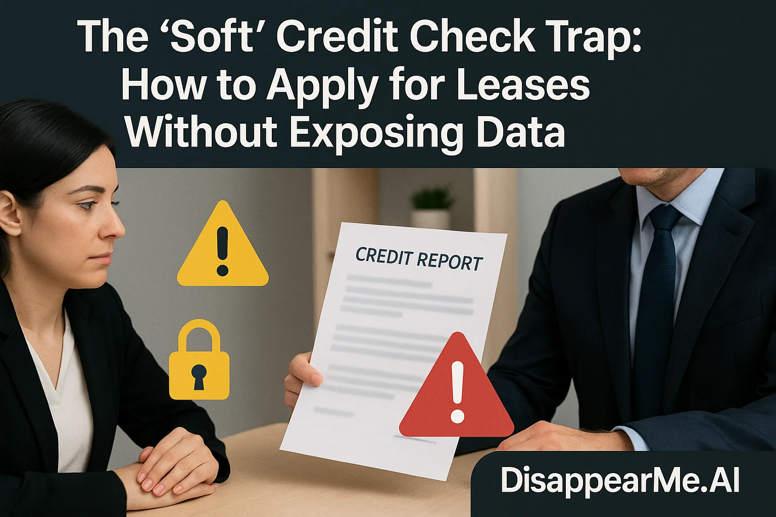 Privacy-conscious apartment rental application with data protection